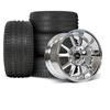 1994-2004 Mustang SVE FR500 Wheel & Sumitomo Tire Kit - 18X9/10 - Chrome
