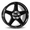 1994-04 Mustang SVE 2003 Cobra Style Wheel & Nitto Tire Kit - 17x9/10.5 - Black - Deep Dish