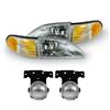 1994-98 Mustang Cobra Headlight & Fog Light Kit