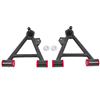 Mustang BMR Tubular Front Control Arms - Standard Ball Joint - Black Hammertone | 94-04