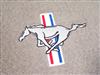 1990-1992 Mustang ACC Floor Mats w/ Pony Logo Titanium Gray