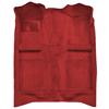 1982-92 Mustang ACC Floor Carpet w/ Mass Back Medium Red/Scarlet Red Coupe/Hatchback