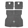 1984-86 Mustang ACC Hatch Area Carpet with Running Pony Logo Dark Gray/Svo Gray