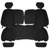 1990-91 Mustang Acme Sport Seat Cloth Upholstery Kit  - Black Hatchback