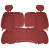 Mustang Acme Sport Seat Upholstery - Cloth - Ruby Red | 1993 Hatchback