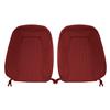 1987-89 Mustang Acme Sport Seat Cloth Upholstery Kit  - Scarlet Red Convertible