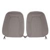 1990-91 Mustang Acme Sport Seat Upholstery - Cloth  - Titanium Gray Coupe