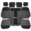 1987-93 Mustang Acme Standard Seat Upholstery - Cloth  - Black Convertible