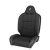 Corbeau Baja RS Reclining Suspension Seat Pair - Vinyl w/ Cloth Inserts - Black