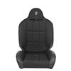 Corbeau Baja RS Reclining Suspension Seat Pair - Vinyl w/ Cloth Inserts - Black