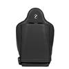 Corbeau Baja RS Reclining Suspension Seat Pair - Vinyl w/ Cloth Inserts - Black