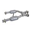 1979-93 Mustang BBK Catted X-Pipe for Long Tube Headers - Manual - 2.5" 5.0