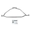 1986-93 Mustang BBK Strut Tower Brace  - Powder Coated Chrome