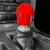 2011-14 Mustang Billetworkz Weighted Shift Knob - Coyote Engraved - Gloss Red