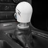 2011-14 Mustang Billetworkz Weighted Shift Knob - Coyote Engraved - Gloss White