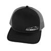 5.0 Resto Fox Body Silhouette Hat  - Black & Gray