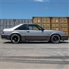 1979-1993 Mustang SVE Saleen SC Style Wheel Kit - Black w/ Machined Lip & Rivets - 18x8.5