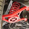 1979-93 Mustang BMR Tubular Front Control Arms w/ Spring Cups  - Standard Ball Joint - Red