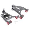 1979-93 Mustang BMR Premium Tubular K-Member With Spring Perches Kit - Pushrod - Black Hammertone 5.0/5.8