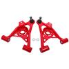 1994-04 Mustang BMR Tubular Front Control Arms w/ Spring Cups  - Standard Ball Joint - Red