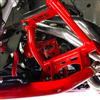 1979-93 Mustang BMR Tubular K-Member & Control Arm Kit  - Pushrod - Red 5.0/5.8