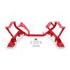 1979-93 Mustang BMR Tubular K-Member & Control Arm Kit  - Pushrod - Red 5.0/5.8