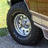 1992-96 Bronco Plastic Wheel Center Cap Kit  - Black
