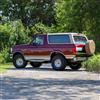 1992-96 Bronco Plastic Wheel Center Cap Kit  - Red
