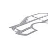 1992-1996 Ford Bronco Metal Wall Art - Front Silhouette