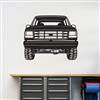 1992-1996 Ford Bronco Metal Wall Art - Front Silhouette