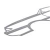 1992-1996 Ford Bronco Metal Wall Art - Front Silhouette