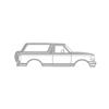1992-1996 Bronco Silhouette Metal Wall Art