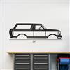 1992-1996 Bronco Silhouette Metal Wall Art
