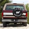 1992-96 Bronco Tailgate Finish Panel Trim - Smoke w/ Ford Oval