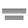 1992-1996 Bronco Two-Tone Stripe Kit - Lt Charcoal/Silver