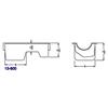 1979-95 Mustang Canton Stock Appearance Drag Race Oil Pan  - Black 5.0