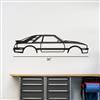 1984-1986 Capri Silhouette Metal Wall Art