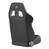 Corbeau A4 Cloth Seat Pair - Black