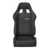 Corbeau A4 Cloth Seat Pair - Black