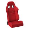 Corbeau A4 Cloth Seat Pair - Red