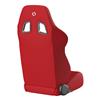 Corbeau A4 Cloth Seat Pair - Red