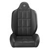Corbeau Baja RS Reclining Suspension Seat Pair - Vinyl - Black