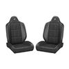 Corbeau Baja RS Reclining Suspension Seat Pair - Vinyl - Black