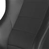 Corbeau Baja XRS Reclining Suspension Seat Pair - Vinyl - Black