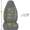 Corbeau Moab Seat Pair - Vinyl - Tan