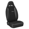 Corbeau Moab Seat Pair - Vinyl w/ Cloth Inserts - Black