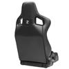 Corbeau  RRB Pair - Diamond Pattern  - Black Vinyl w/ White Stitching