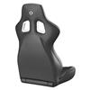 Corbeau Evolution X Seat - Pair Black Vinyl/Carbon w/ Black Stitch