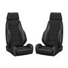Corbeau GTS 2 Seat Pair  - Black Leather