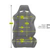 Corbeau LG1 Leather Seat Pair - Black